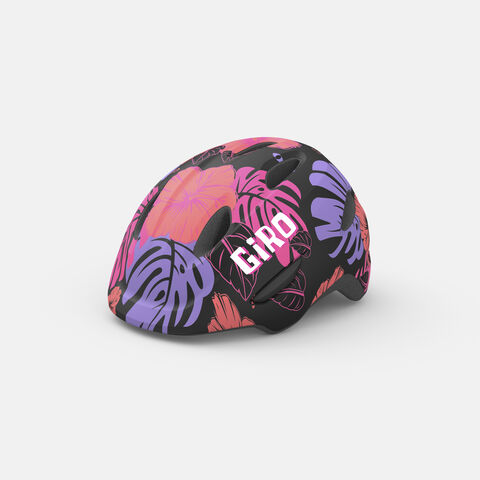 Giro Scamp Youth Helmet Matte Black Floral click to zoom image