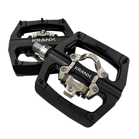 KRANX Trail Multi Dual Alloy Platform/SPD Pedal in Black (Cleats Included) click to zoom image