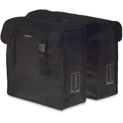 Basil Mara XL double bag, 35L, black click to zoom image
