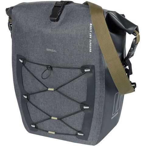 Basil Navigator Storm L, single pannier click to zoom image