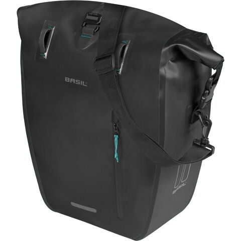 Basil Rivo L s.bag tarp MIK Hooks, black click to zoom image