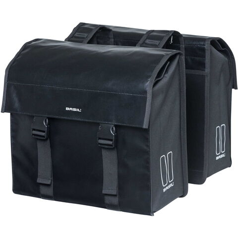 Basil Urban Load double bag, 48-53L, bla click to zoom image