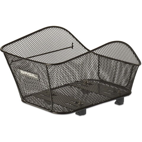 Basil Icon S rear basket, black click to zoom image