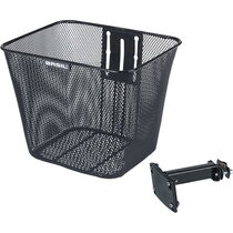 Basil Bilbao FM front basket, fixed, blk