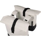 Basil Cove double pannier bag, white click to zoom image