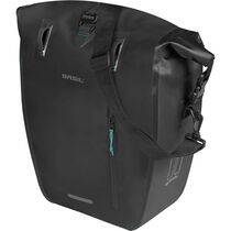 Basil Rivo L s.bag tarp MIK Hooks, black