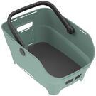 Basil Cento Neo rear basket, silvergreen click to zoom image