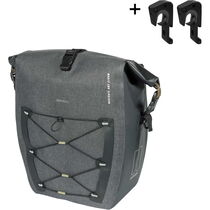 Basil Navigator Waterproof Large, single bag,MIK Hooks, 25-31L,black