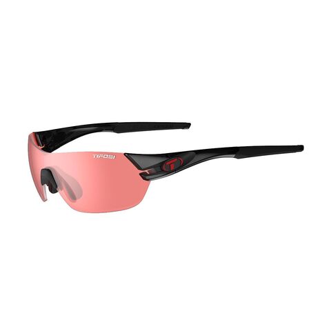 TIFOSI Slice Enliven Bike Red Lens Sunglasses Crystal Black/Enliven Bike Red click to zoom image