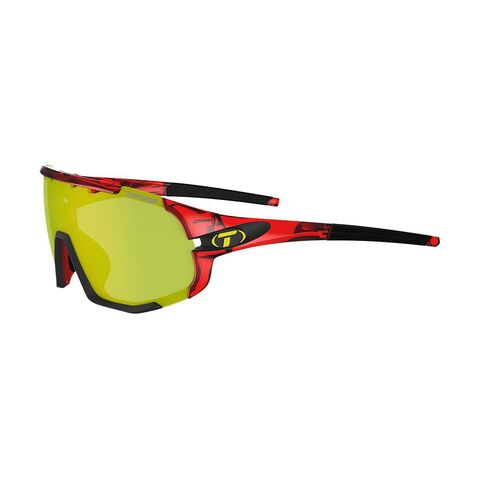 TIFOSI Sledge Interchangeable Clarion Lens Sunglasses Crystal Red/Clarion Yellow click to zoom image