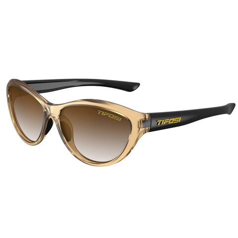 TIFOSI Shirley Single Lens Sunglasses Crystal Brown/Onyx click to zoom image
