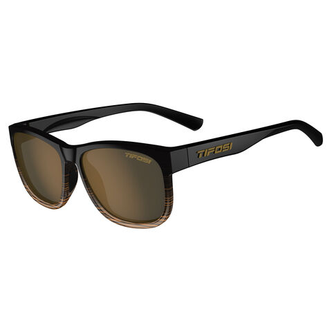 TIFOSI Swank Xl Single Polarized Lens Sunglasses Brown Fade click to zoom image