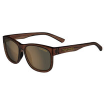 TIFOSI Swank Xl Single Polarized Lens Sunglasses Woodgrain/Brown Polarized