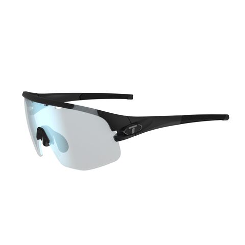TIFOSI Sledge Lite Fototec Single Lens Sunglasses Matte Black Clarion Blue click to zoom image