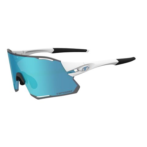 TIFOSI Rail Race Interchangeable Clarion Lens Sunglasses (2 Lens Limited Edition) Matte White click to zoom image