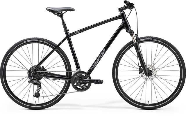 MERIDA Crossway 300 - Black - MY24 click to zoom image